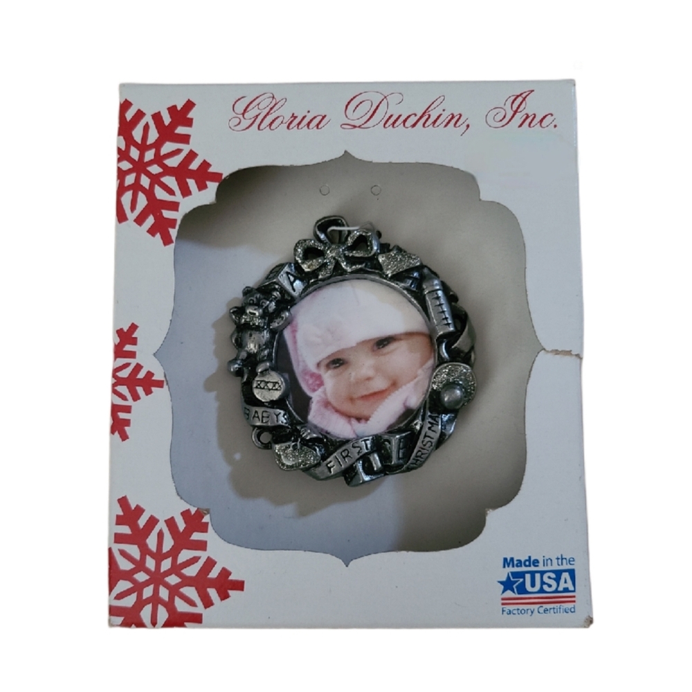 New Baby's First Christmas Ornament by Gloria Duchin
